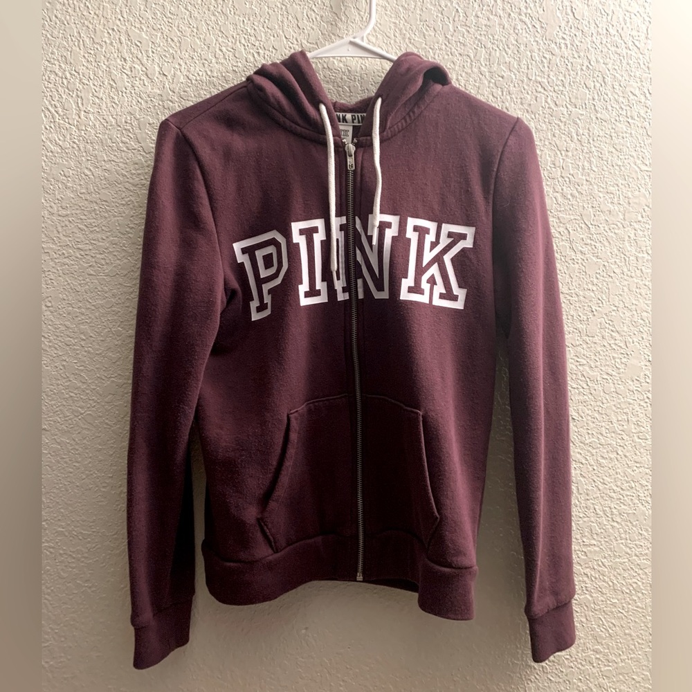 PINK Zip Up Hoodie
